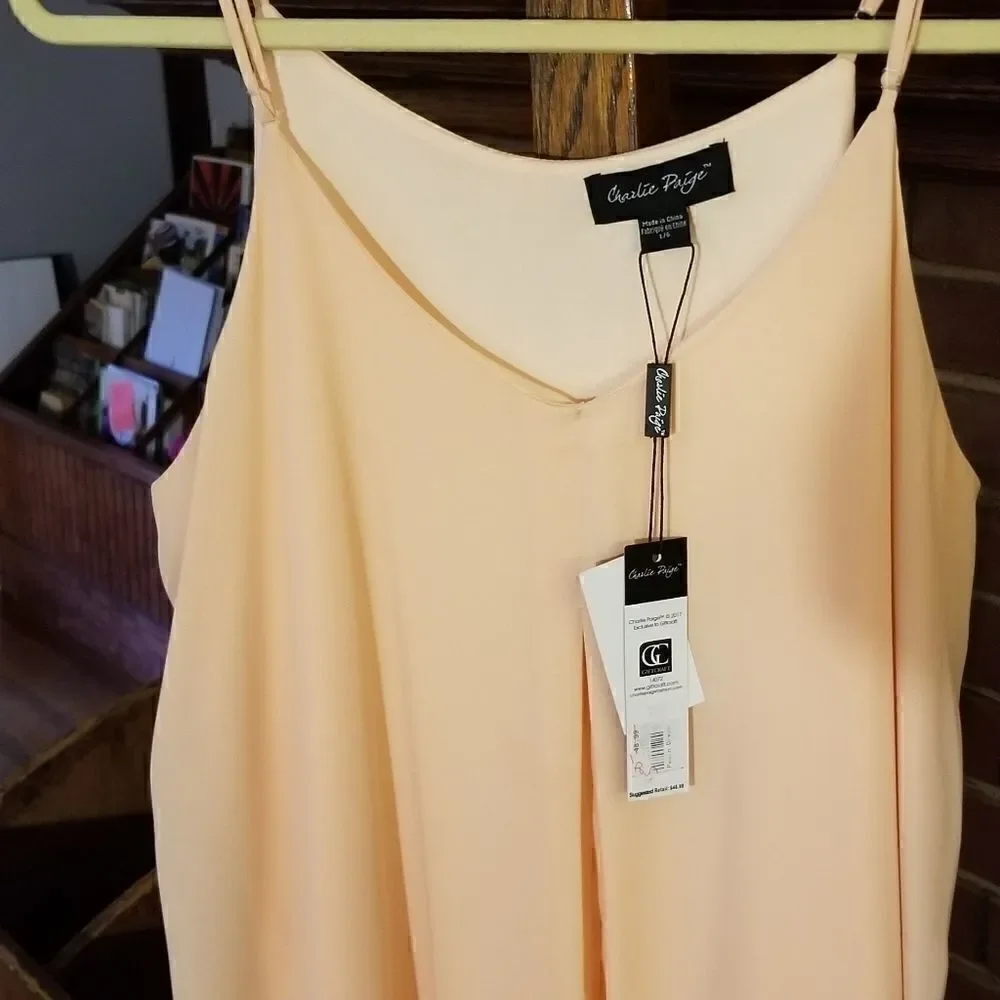 NWT Charlie Paige spaghetti strap dress